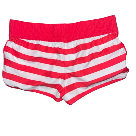 XHILARATION | WOMENS STRIPED ELASTIC WAIST BOARD SHORTS - Picture 3 of 3
